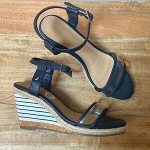 Nautica Clear Strap Wedge 